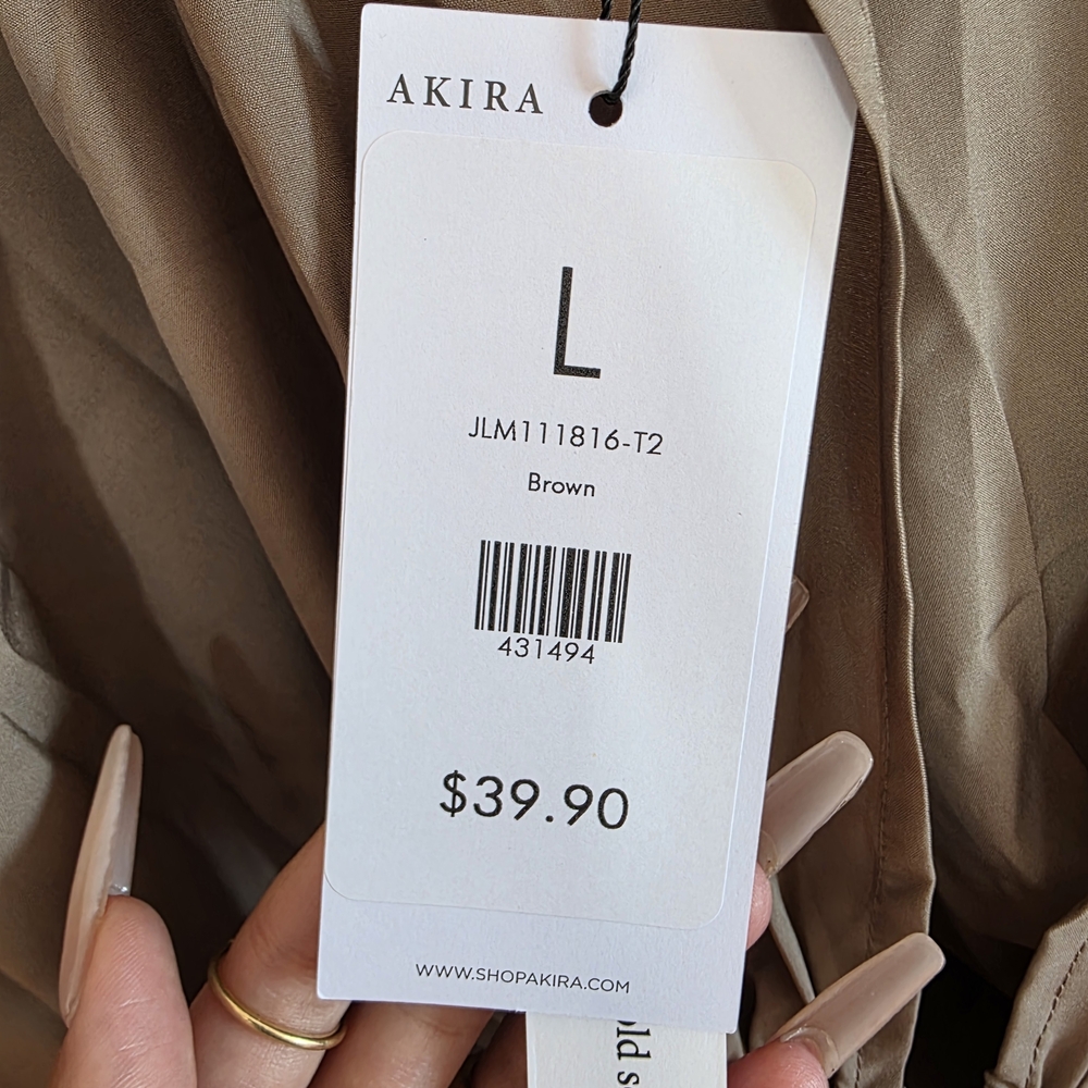 Akira Brown Blouse